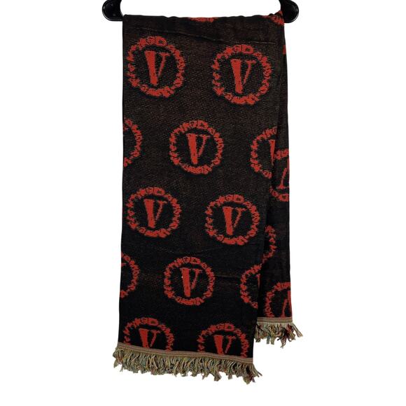 Authentic Vlone Juice World Blanket 60x40 Black Red Circle Woven Tapestry BNWT - Picture 1 of 5
